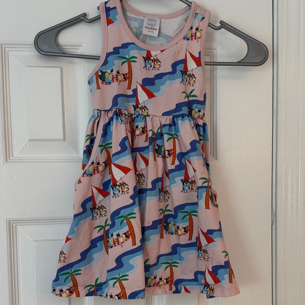 Hanna Andersson Bluey racerback dress